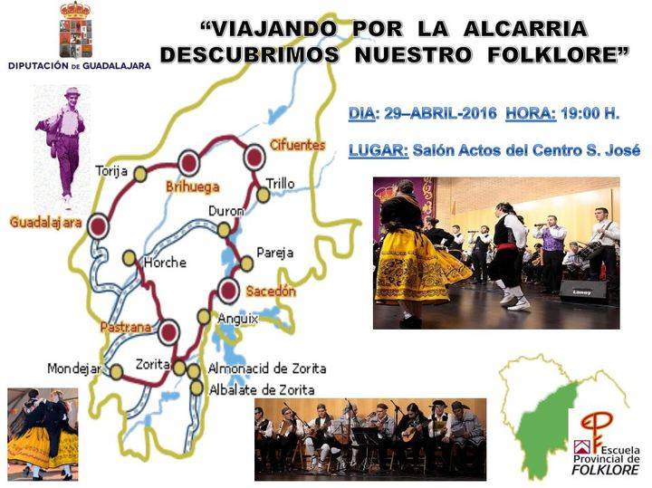 La Escuela de Folklore ofrecerá el próximo viernes un 'viaje a la Alcarria' de música y danza