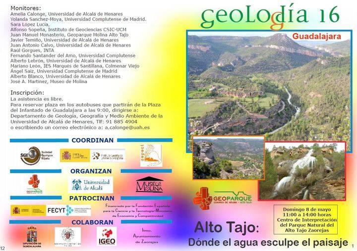 El "Geolodía16" de Guadalajara se celebrará el próximo domingo 8 en Zaorejas
