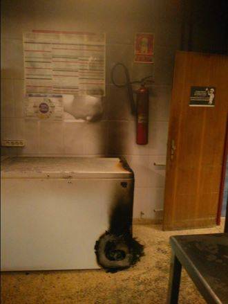 Susto en el azudense Colegio Virgen de la Soledad por un incendio