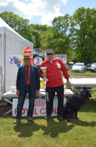 Simón García Consuegra, del Club Kangu de Alovera, campeón del mundo de adiestramiento canino