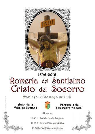 Lupiana se prepara para celebrar su romería del Santísimo Cristo del Socorro