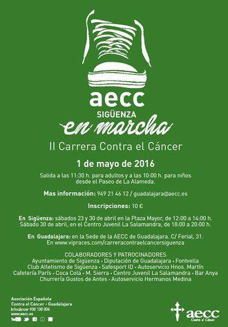 La AECC organiza la II Marcha contra el Cáncer en Sigüenza