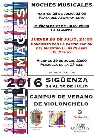 Sigüenza, a la luz de los chelos