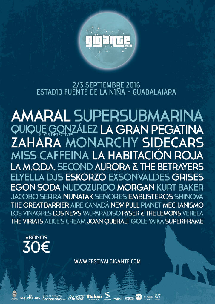 Festival Gigante completa su cartel para la edición 2016 