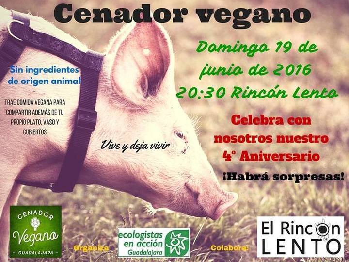 El cenador vegano de Guadalajara cumple su cuarto aniversario