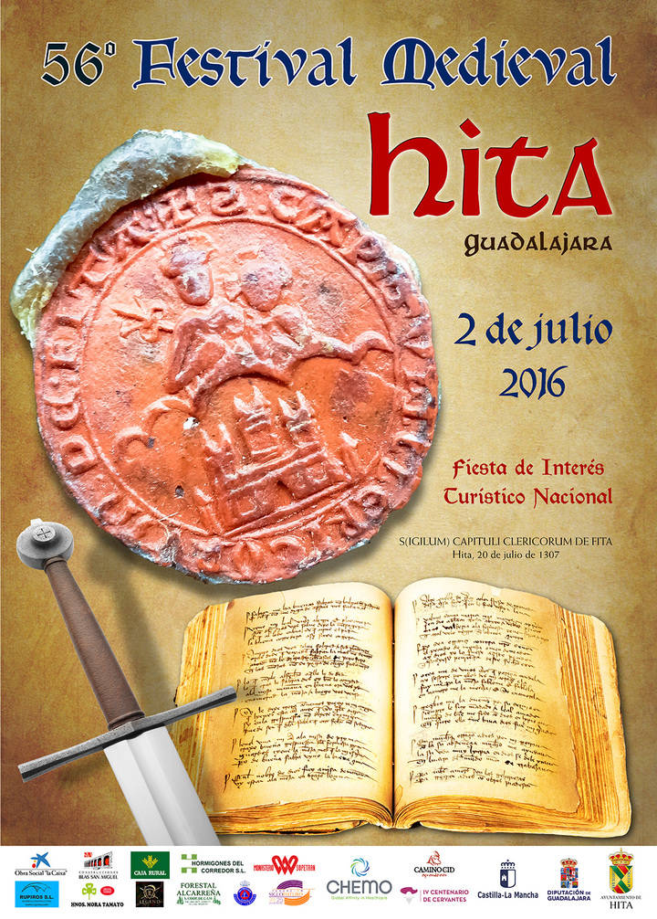 El Festival Medieval de Hita celebra el 2 de julio su 56º edición
