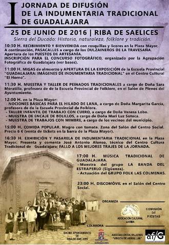 Riba de Saelices acoge este sábado la I Jornada de Difusión de la Indumentaria Tradicional