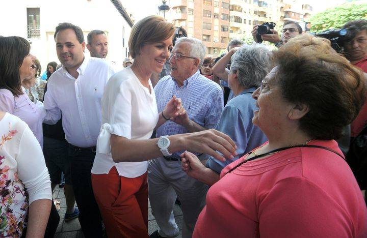 Cospedal: Con un Gobierno del PP, y en la época más difícil, hemos sacado al país de la quiebra entre todos y ahora no podemos desviar el rumbo