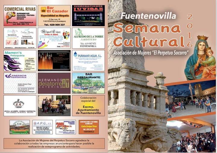 Este lunes comienza la semana cultural de Fuentenovilla
