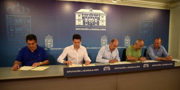 La Diputación se vuelca con los principales clubes de fútbol de Guadalajara