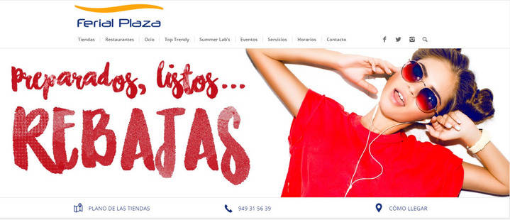 El Ferial Plaza presume de nueva página web