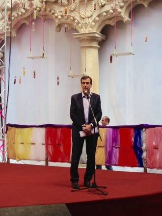 El alcalde de Guadalajara Antonio Román abre el XXV Maratón de los Cuentos en el Infantado