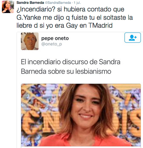 DIEZ MINUTOS : Sandra Barneda estalla