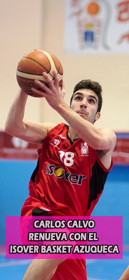 Carlos Calvo seguirá un año más en el Isover Basket Azuqueca