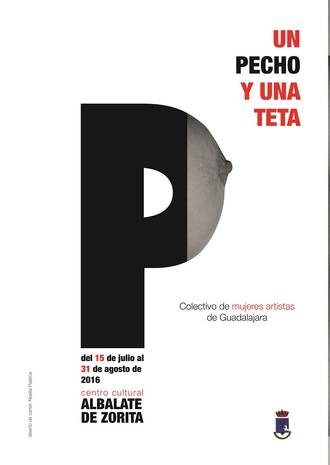 Un pecho y una teta, exposición artística en Albalate de Zorita