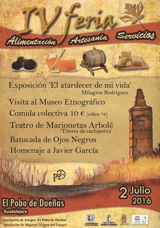 El Pobo de Dueñas se prepara para su IV edición de la Feria de Artesanía, Alimentación y Servicios