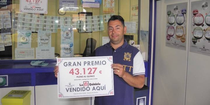 Un azudense se lleva casi 100.000 euros por acertar un Pleno al 15