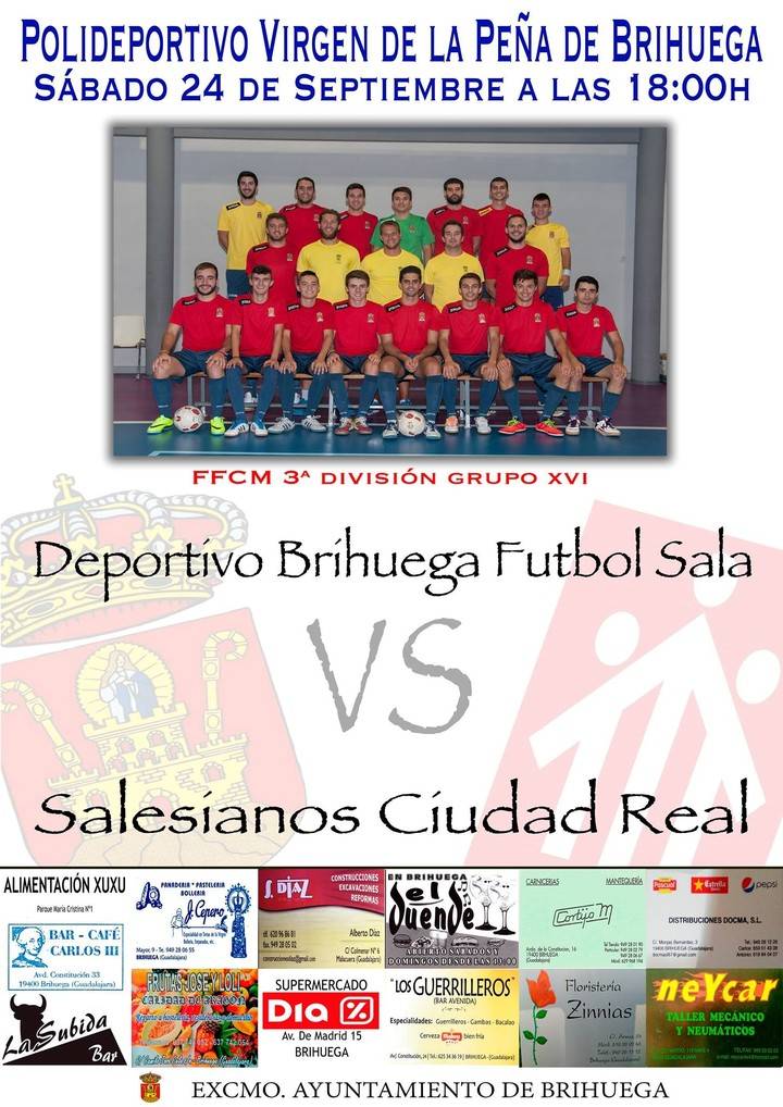 El Deportivo Brihuega debuta ante su afición en busca de sus primeros puntos