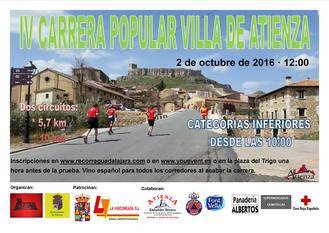 Todo preparado para la IV edición de la Carrera Popular de Atienza