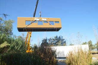 Comienza la instalación del ‘Centro de Interpretación’ en la Reserva Ornitológica de Azuqueca