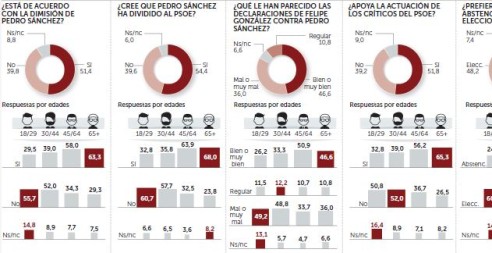 Un 60,2% entiende que el partido debe estar en la oposición para reconstruirse y un 48,2% piensa que defender el 