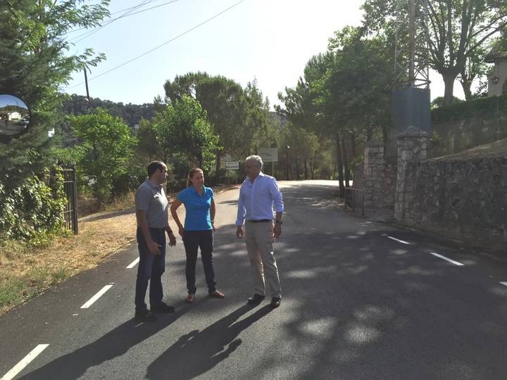 La Diputación mejora la carretera de Almonacid de Zorita hasta la provincia de Cuenca