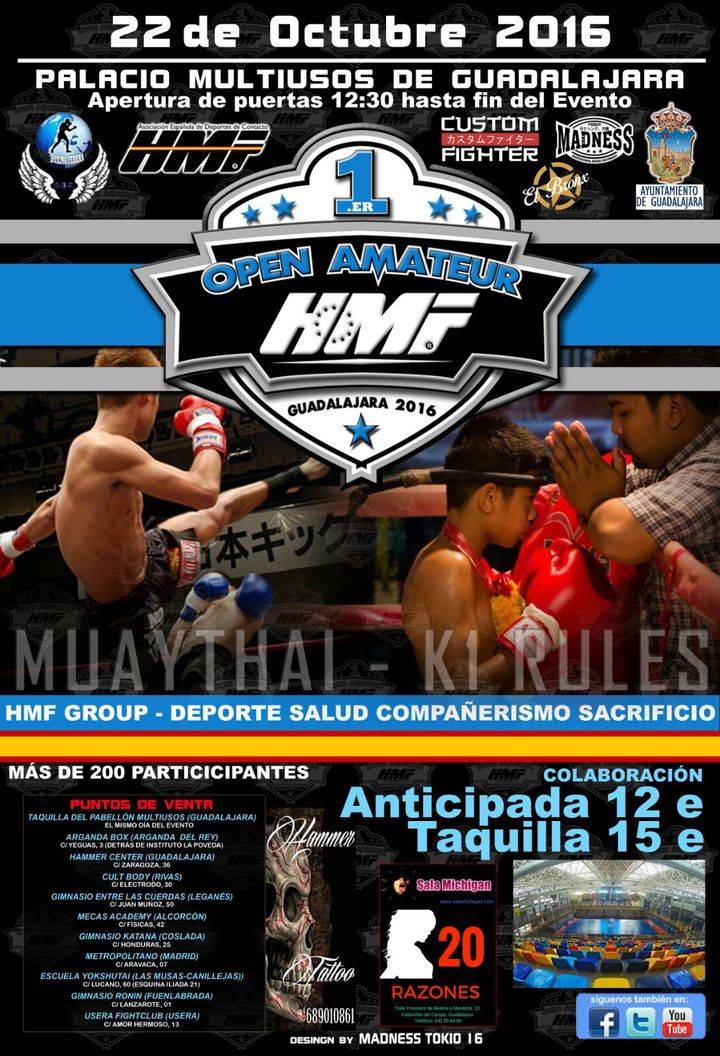 Guadalajara acoge el I Open Amateur de HMF