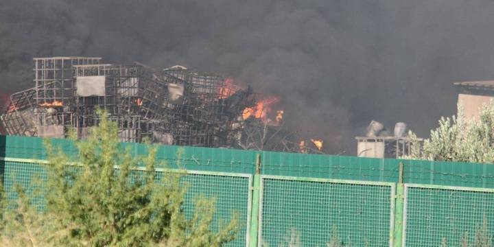 El incendio de Chiloeches sigue activo más de cien horas después de su inicio
