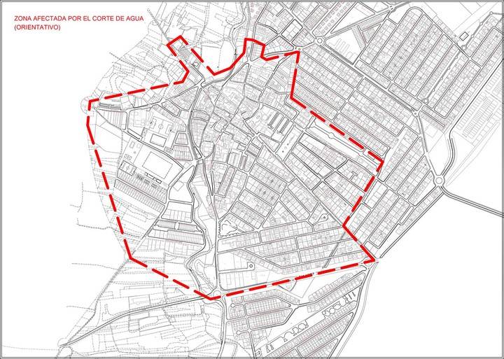 Atención : Corte de agua programado para el lunes 29 de agosto en el centro urbano de Cabanillas del Campo
