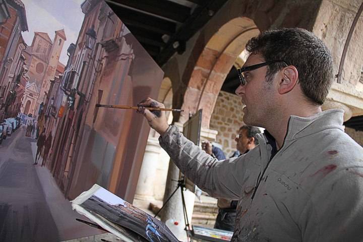 La XVIII Edición del Concurso de Pintura Rápida de Sigüenza ya tiene ganadores