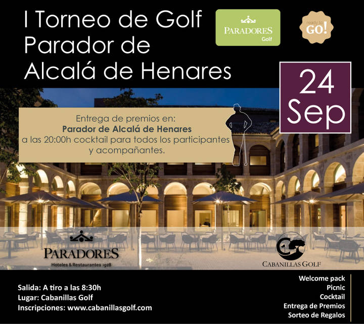 I Torneo de Golf Parador de Alcalá de Henares, deporte y bienestar en un marco incomparable