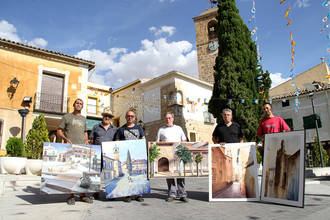 'La Torre del reloj' de Behsad Arjomandi gana el primer premio del VII Concurso de Pintura Rápida Villa de Almonacid