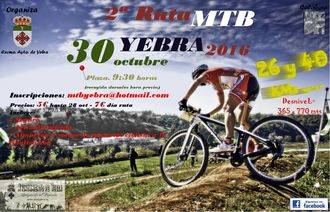 Yebra celebra la II Ruta de Mountain Bike el próximo 30 de octubre