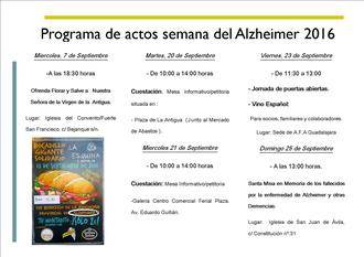 AFA Guadalajara celebra la Semana Mundial del Alzheimer 2016