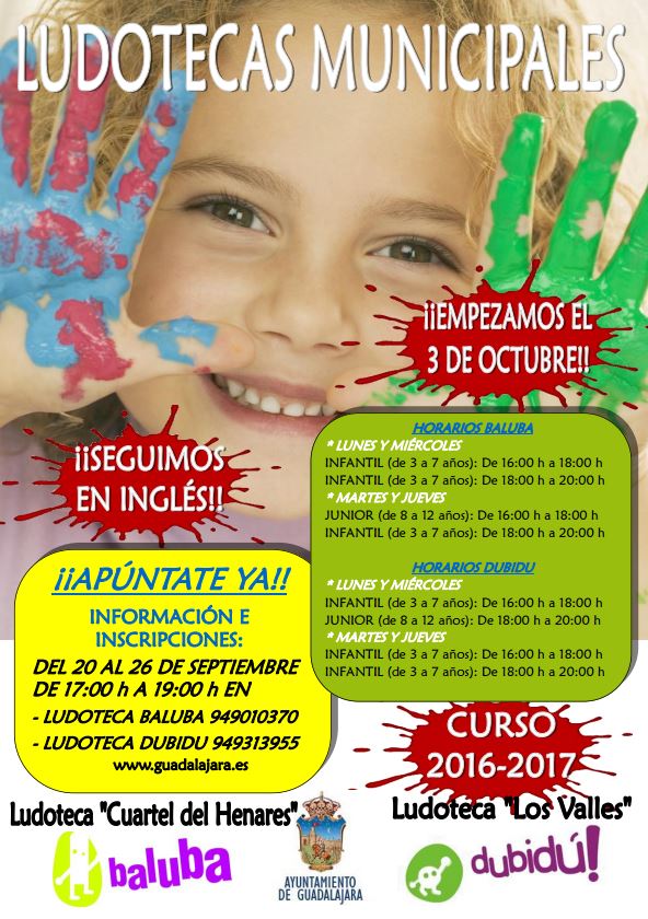 Guadalajara pone nuevamente en marcha sus ludotecas en inglés para niños de entre 3 y 12 años