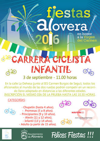 La bicicleta tendrá un papel estelar en las fiestas de Alovera