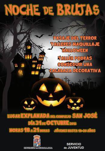 Diputación organiza una "Noche de brujas" el próximo lunes 31