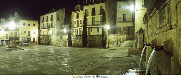 La plaza Mayor de Brihuega.