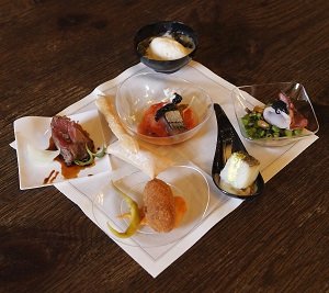 Una pequeña muestra de los manjares que se pueden degustar.