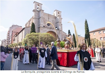  La Borriquilla, protagonista durante el Domingo de Ramos.