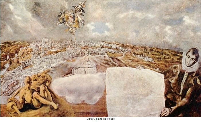 Vista y Plano de Toledo